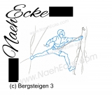 Embroidery rockclimbing 3 5x7