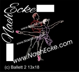 Stickdatei Ballett 2 13x18