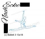 Embroidery Ballet 3 5x7