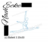 Embroidery Ballet 3 11.81 x 7.87