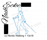 Stickdatei Nordic Walking 1 13x18
