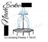 Stickdatei Fitness Jumping 1 10x10