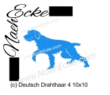 Stickdatei German Wirehaired Pointer 4 4x4