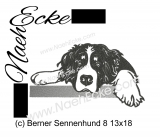 Embroidery Bernese Mountain Dog 8 5x7
