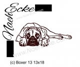 Stickdatei Boxer 13 13x18