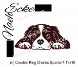 Embroidery Cavalier King Charles Spaniel 4 5x7