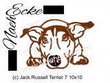 Embroidery Jack Russel Terrier 7 4x4