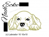 Embroidery Labrador Nr. 10 4x4