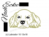 Embroidery Labrador Nr. 10 5x7