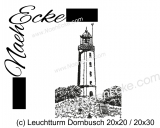 Stickdatei Leuchtturm Dornbusch / Hiddensee 20x20 / 20x30 Scrib-Art