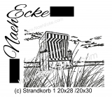 Stickdatei Strandkorb 1 20x28 / 20x30 Scrib-Art
