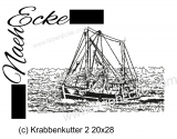 Stickdatei Krabbenkutter 2 20x28