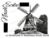 Embroidery Windmill 01 7.87 x 11.02 / 11.81 x 7.87