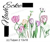 Stickdatei Tulpen 2 Doodel 13x18
