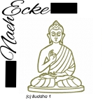 Stickdatei Buddha 1 13x18