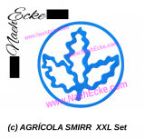 Stickdatei Brandzeichen AGRÍCOLA SMIRR XXL für 20x30 / 18x30 / 13x18 / 14x20