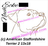 Embroidery Amstaff 2 5x7