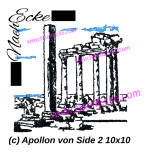 Stickdatei Apollon von Side 2 10x10 Scrib-Art