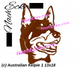 Embroidery Australian Kelpie 1 5x7