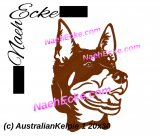 Embroidery Australian Kelpie 1 11.81 x 7.87