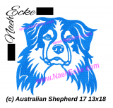 Stickdatei Australian Shepherd 17 13x18 / 14x20
