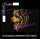 Stickdatei Australian Shepherd 02-16-2 10x10