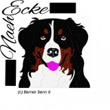 Embroidery Berner Senn Dog 6 4x4 