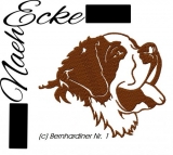 Embroidery St. Bernhardsdog 1 10x10 