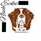 Embroidery St. Bernhardsdog 2 10x10 