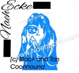 PLOTTERdatei Black and Tan Coonhound SVG / EPS