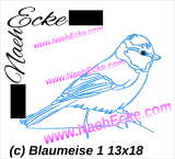 Stickdatei Blaumeise 1 13x18