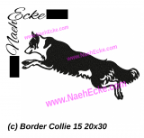 Stickdatei Border Collie Nr. 15 20x30