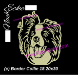 Embroidery Border Collie 18-1-2 11.81 x 7.87