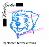Stickdatei Border Terrier 4