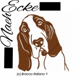 Stickdatei Bracco Italiano 10x10