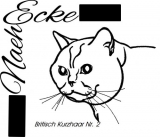 embroidery British Shorthair 2 11.81 x 7.87" 