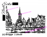 Stickdatei Brügge 1 20x30 / 20x28 Scrib-Art