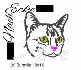 Stickdatei Burmilla Katze