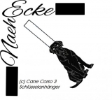 Stickdatei Cane Corso 3 ITH Schlüsselanhänger 