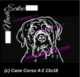 Embroidery Cane Corso 4-2 5x7