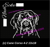 Stickdatei Cane Corso 4-2 13x18