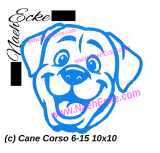 Stickdatei Cane Corso 6-15 10x10