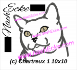 Stickdatei Chartreux 1 10x10