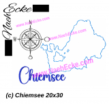 Stickdatei Chiemsee 20x30 / 20x28