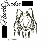 Stickdatei Collie Nr 2 13x18