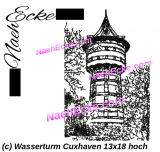 Embroidery Cuxhaven Watertower 5x7