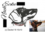 Stickdatei Dackel Nr. 18 10x10