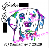 Embroidery Dalmatiner 7 5x7
