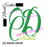 Embroidery David 4x4