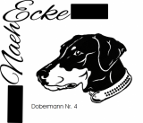 Stickdatei Dobermann Nr. 4 13x18 